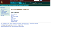Desktop Screenshot of forwarding.ups-scs.com
